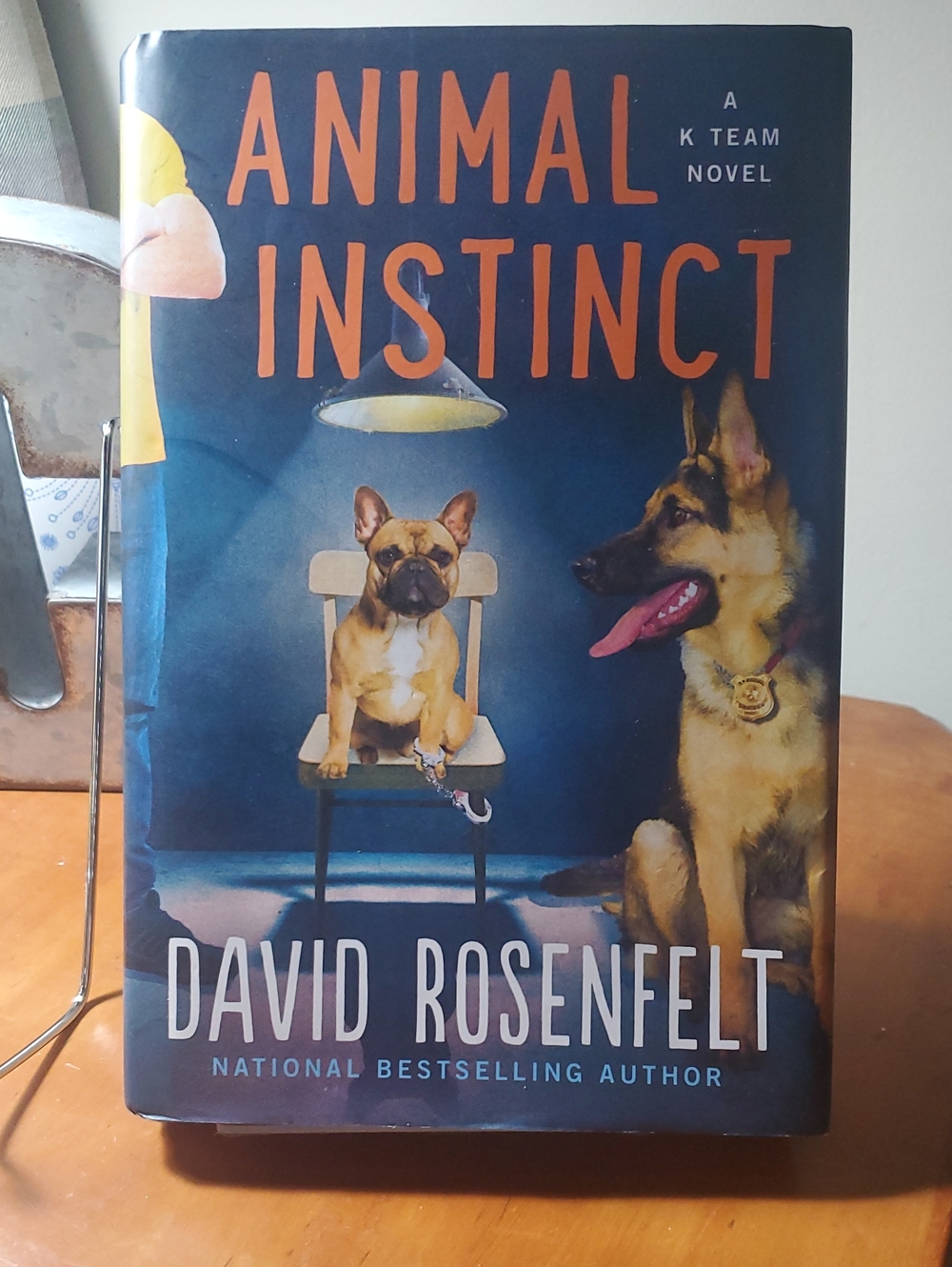 Animal Instinct Hardcover Book by David Rosenfelt - Blue Cover